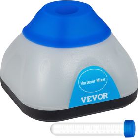 VEVOR Vortex Mixer, 3000rpm Mini Vortex Mixer Shaker, Touch Function Scientific Lab Vortex Shaker, Mix Up to 50ml, 6mm Orbital Diameter for Test